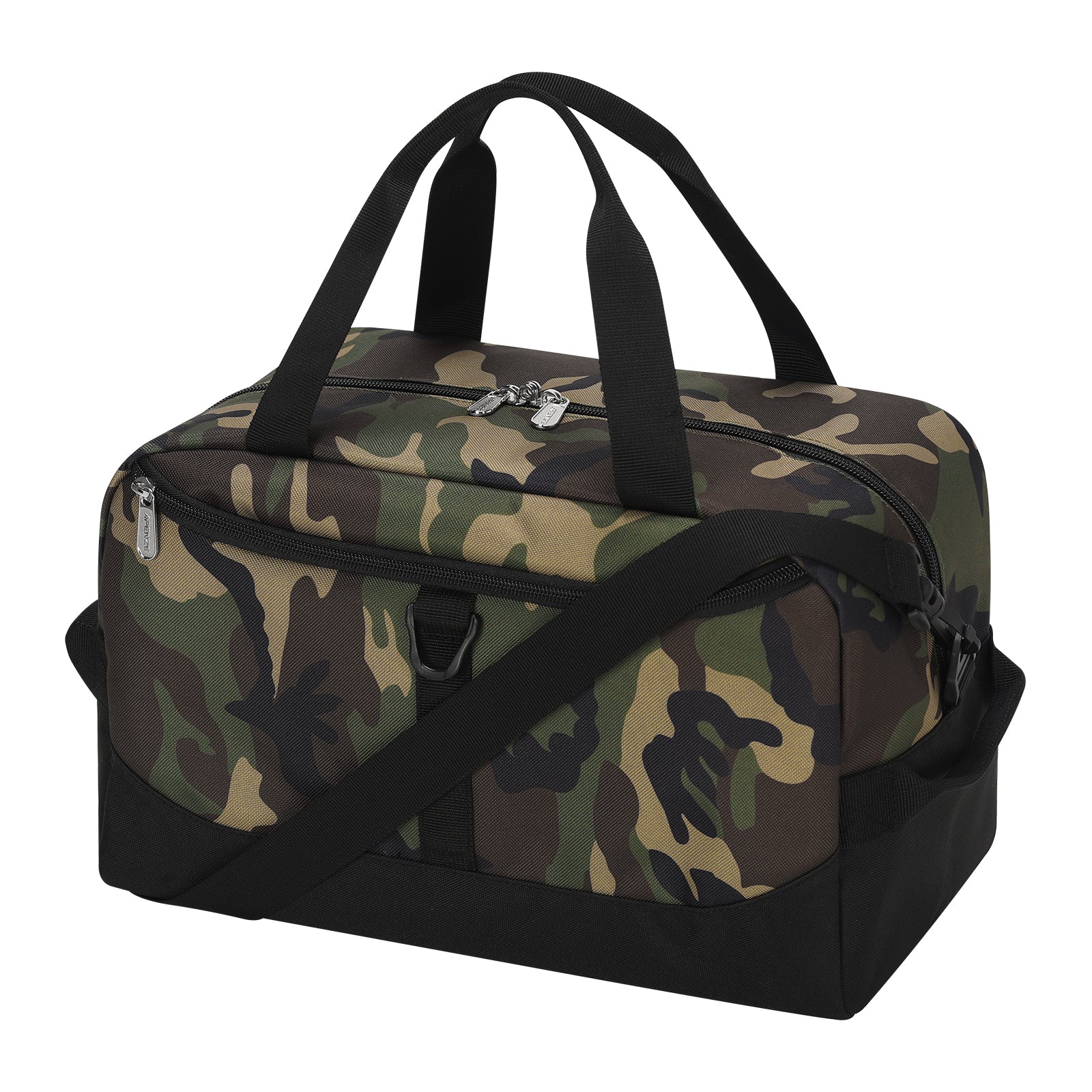 14 Inch Small Gym Duffel Bag With D-ring for Men and Women,Sports Overnight Weekender Bag